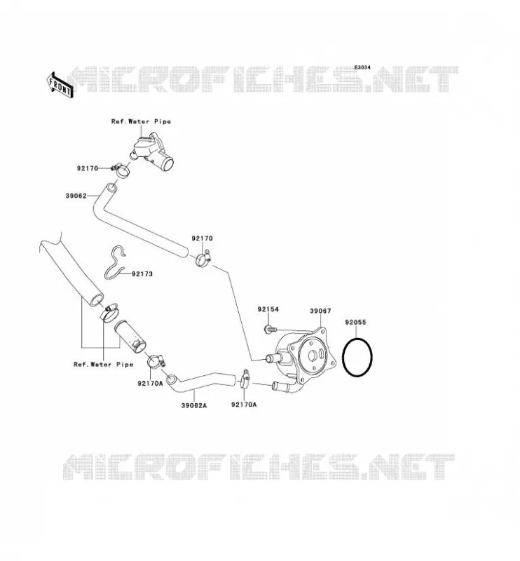 RADIATEUR D'HUILE Kawasaki MOTOS 1000 2012 NINJA ZX-10R ABS  ZX1000KCF