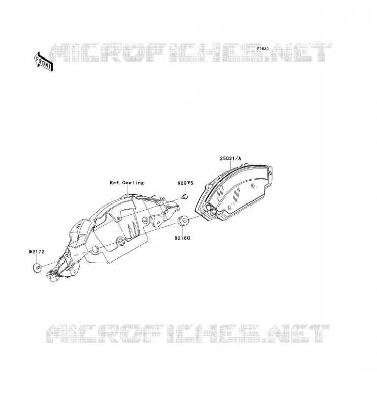 COMPTEURS Kawasaki MOTOS 1000 2012 NINJA ZX-10R ABS  ZX1000KCF