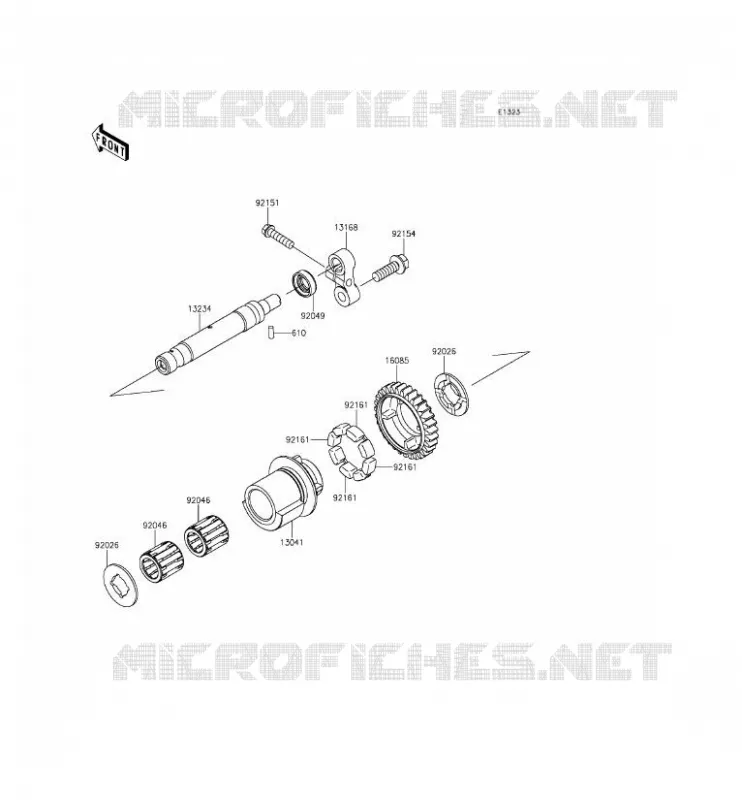 BALANCIER Kawasaki MOTOS 1000 2015 Z1000SX  ZX1000LFF
