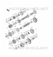 TRANSMISSION pour Kawasaki Z1000SX 2015