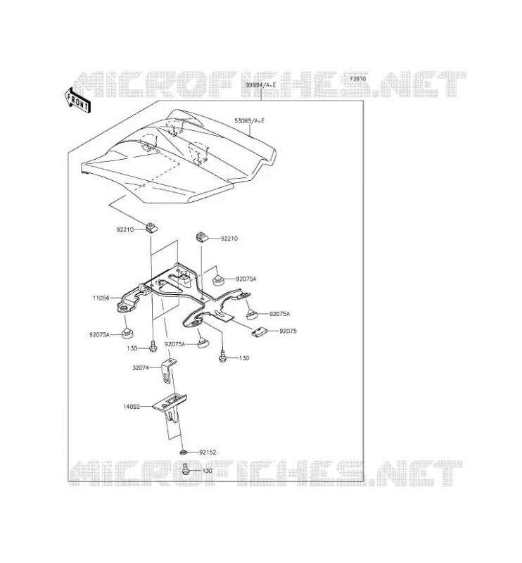 ACCESSOIRE (COUVRE SELLE) Kawasaki MOTOS 1000 2015 Z1000SX  ZX1000LFF