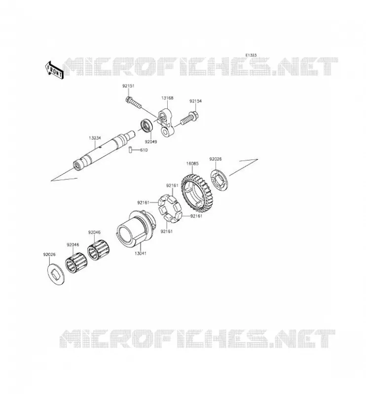 BALANCIER Kawasaki MOTOS 1000 2014 Z1000SX ABS  ZX1000MEF