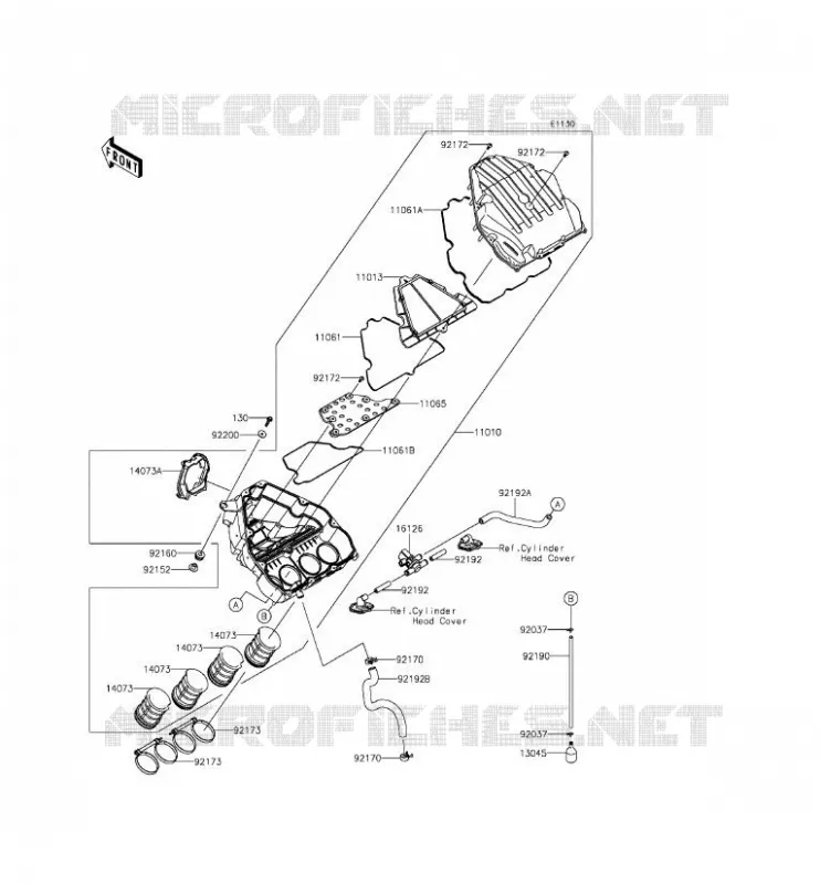 FILTRE A AIR Kawasaki MOTOS 1000 2014 Z1000SX ABS  ZX1000MEF