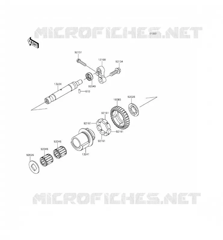 BALANCIER Kawasaki MOTOS 1000 2015 Z1000SX ABS  ZX1000MFF