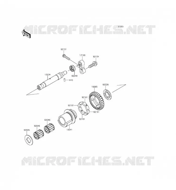 BALANCIER Kawasaki MOTOS 1000 2015 Z1000SX ABS  ZX1000MFF
