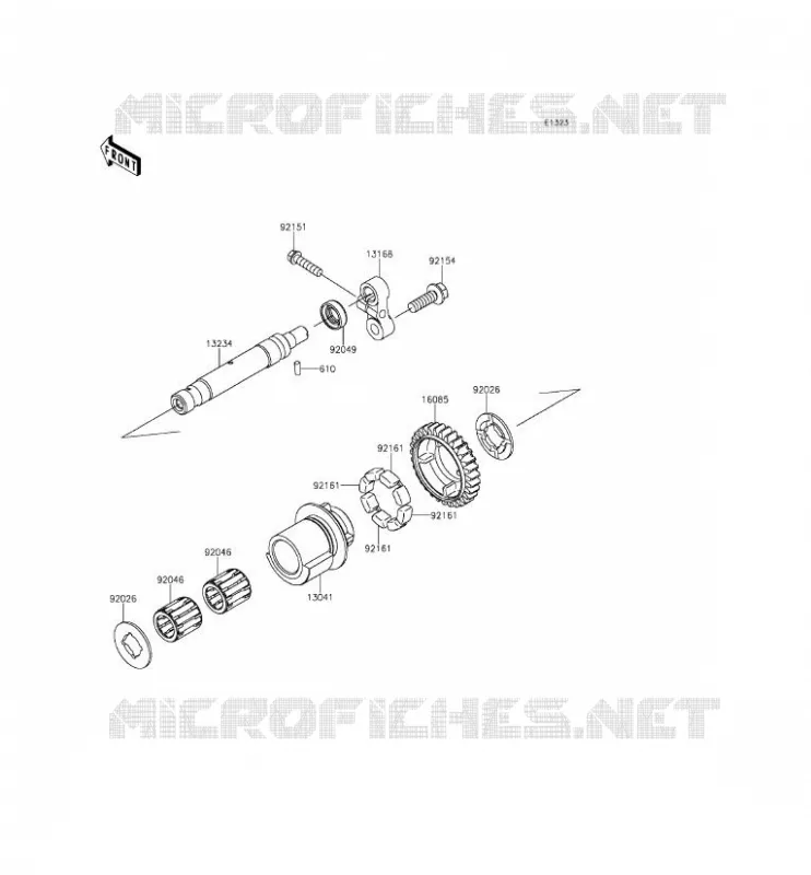 BALANCIER Kawasaki MOTOS 1000 2015 Z1000SX ABS  ZX1000MFF