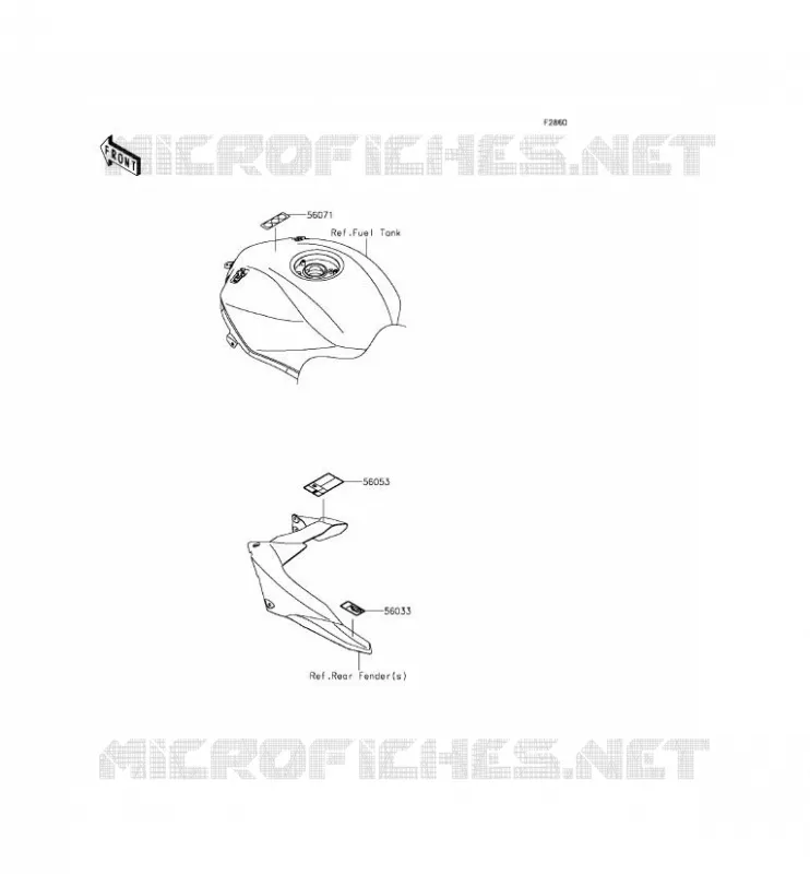 LABEL Kawasaki MOTOS 1000 2015 NINJA H2  ZX1000NFF