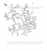 CARENAGE pour Kawasaki ZZR1100 1990