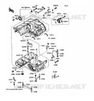 CARTER MOTEUR(S) pour Kawasaki ZZR1100 1990