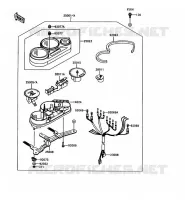 COMPTEURS pour Kawasaki ZZR1100 1990