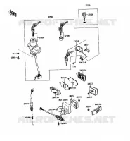 CONTACTEUR pour Kawasaki ZZR1100 1990