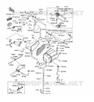 FILTRE &Agrave; AIR pour Kawasaki ZZR1100 1990