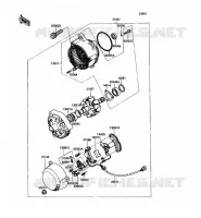 G&Eacute;N&Eacute;RATEUR pour Kawasaki ZZR1100 1990
