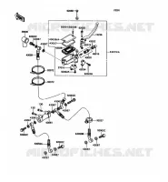 MAITRE CYLINDRE AV pour Kawasaki ZZR1100 1990