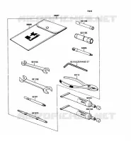 OUTIL pour Kawasaki ZZR1100 1990