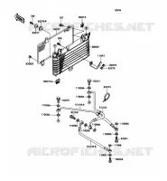 RADIATEUR D'HUILE pour Kawasaki ZZR1100 1990