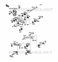 SUSPENSION pour Kawasaki ZZR1100 1990
