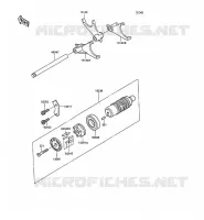 BARILLET/FOURCHETTE pour Kawasaki ZZR1100 1990