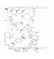 CONTACTEUR SERRURE/R&Eacute;FLECTEUR pour Kawasaki ZZR1100 1994