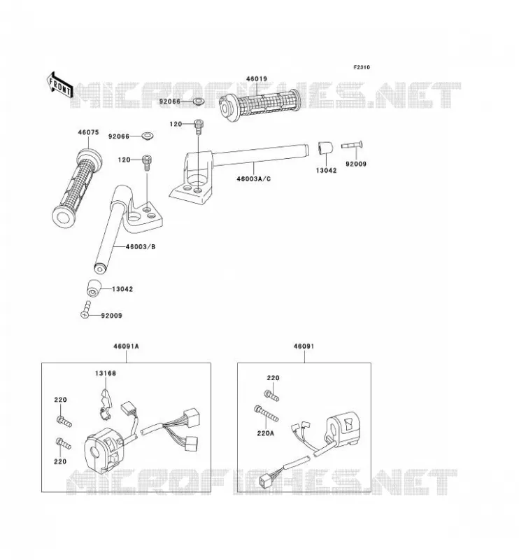 GUIDON Kawasaki MOTOS 1100 1994 ZZR1100  ZX1100-D2