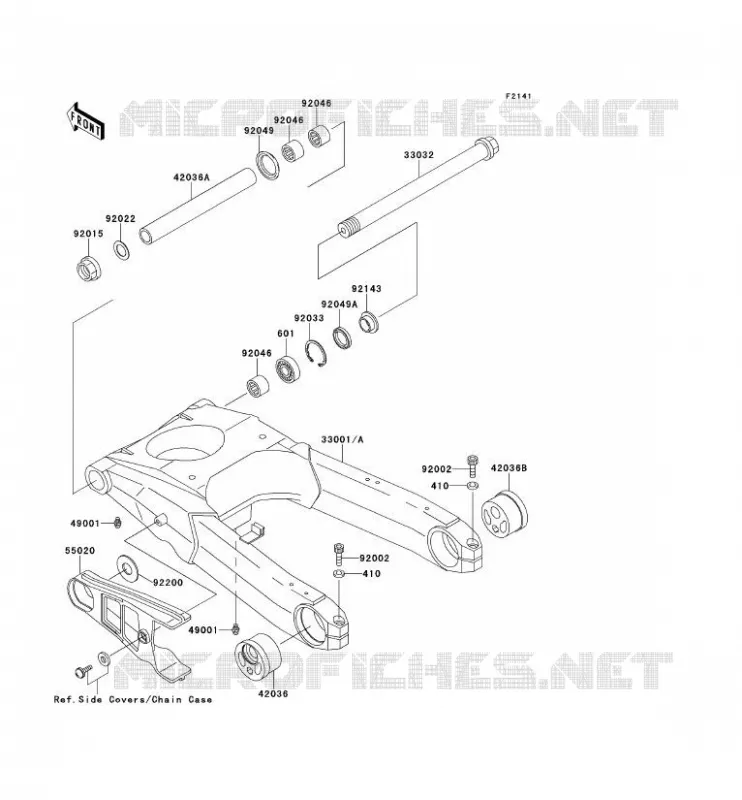 BRAS OSCILLANT Kawasaki MOTOS 1100 1994 ZZR1100  ZX1100-D2