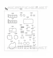 POCHETTE DE JOINT pour Kawasaki ZZR1100 1996