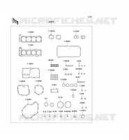 POCHETTE DE JOINT pour Kawasaki ZZR1100 1996