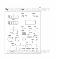 POCHETTE DE JOINT pour Kawasaki ZZR1100 2001