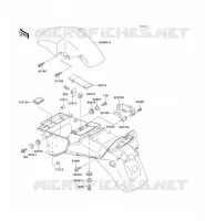 GARDE BOUE pour Kawasaki GPZ1100 1995