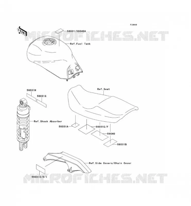 LABEL Kawasaki MOTOS 1100 1995 GPZ1100  ZX1100-E1