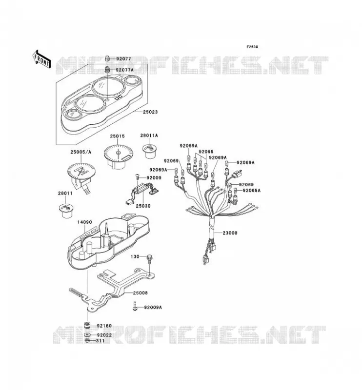 COMPTEURS Kawasaki MOTOS 1100 1996 GPZ1100  ZX1100-E2