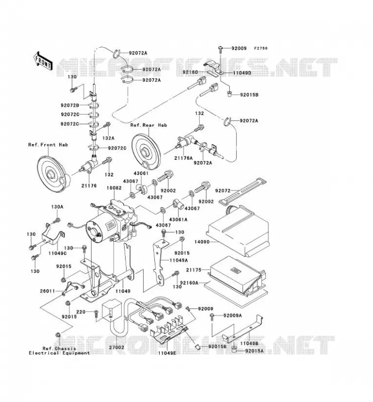 AUTRE Kawasaki MOTOS 1100 1996 GPZ1100 ABS  ZX1100-F1