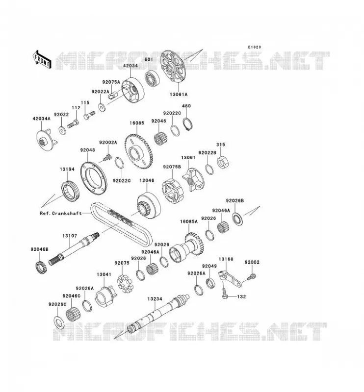 BALANCIER Kawasaki MOTOS 1100 1996 GPZ1100 ABS  ZX1100-F1
