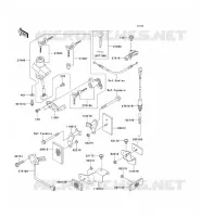 CONTACTEUR SERRURE/R&Eacute;FLECTEUR pour Kawasaki NINJA ZX-12R 2005