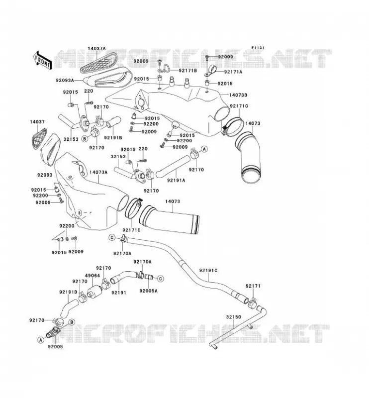 MANCHON Kawasaki MOTOS 1200 2002 ZZR1200  ZX1200-C1H