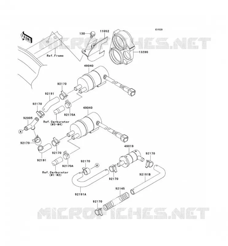 POMPE A ESSENCE Kawasaki MOTOS 1200 2003 ZZR1200  ZX1200-C2