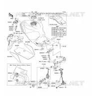 RESERVOIR CARBURANT pour Kawasaki ZZR1200 2005