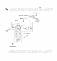 AMORTISSEUR pour Kawasaki ZZR1200 2005