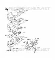 COMPTEURS pour Kawasaki ZZR1200 2005