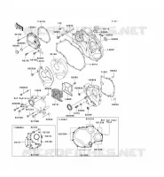 COUVERCLES MOTEUR pour Kawasaki ZZR1200 2005
