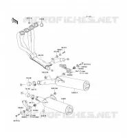 &Eacute;CHAPPEMENT pour Kawasaki ZZR1200 2005