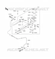 EMBRAYAGE MAITRE CYLINDRE pour Kawasaki ZZR1200 2005