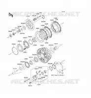 EMBRAYAGE pour Kawasaki ZZR1200 2005