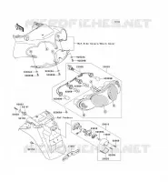FEUX ARRI&Egrave;RE(S) pour Kawasaki ZZR1200 2005