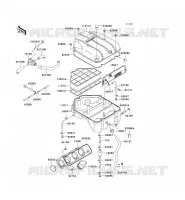 FILTRE A AIR pour Kawasaki ZZR1200 2005
