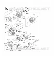 G&Eacute;N&Eacute;RATEUR pour Kawasaki ZZR1200 2005