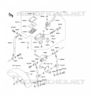 MAITRE CYLINDRE AV pour Kawasaki ZZR1200 2005