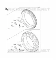 PNEUS pour Kawasaki ZZR1200 2005