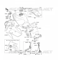 RESERVOIR CARBURANT pour Kawasaki ZZR1200 2005