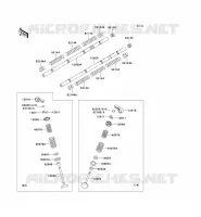 SOUPAPE pour Kawasaki ZZR1200 2005